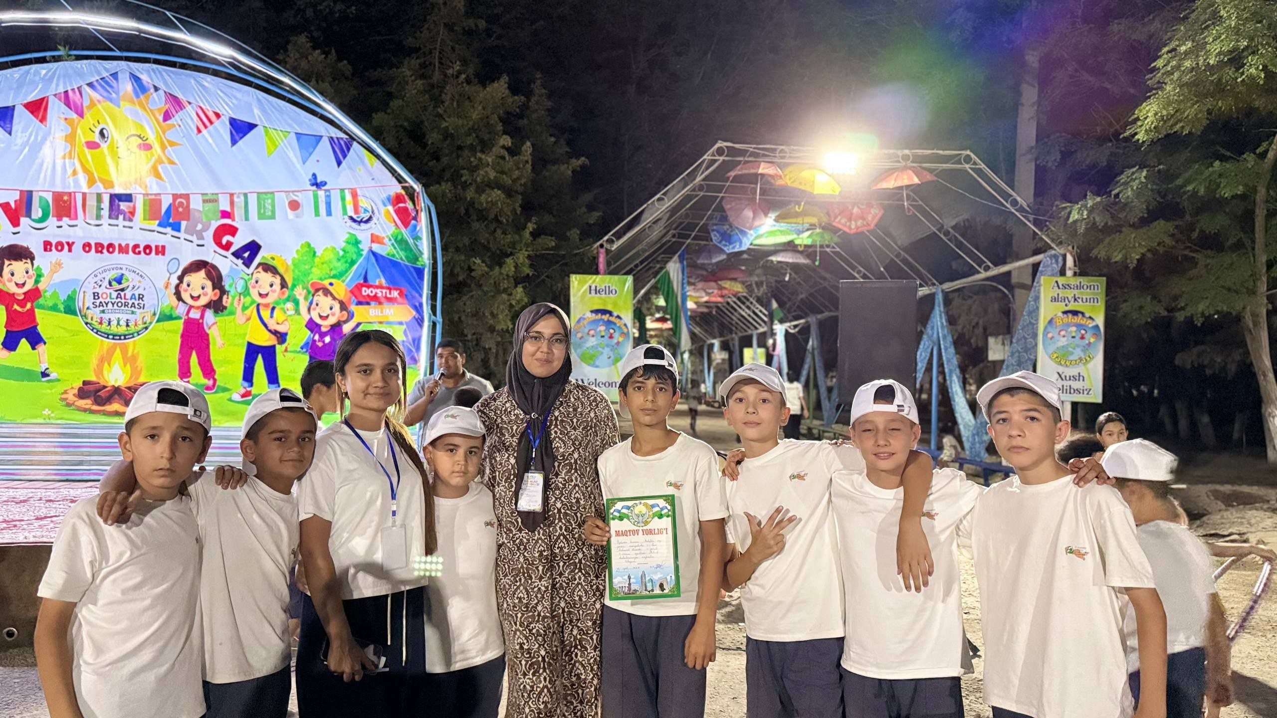 Bilimli yoshlar – yurt kelajagi “✅ “Dolzarb 90 Kun” loyihasi doirasida 7- Iyul kuni G’ijduvon tuman Bolalar Sayyorasi o‘rmogohida “Zakovat” intellektual o’yini tashkil etildi!