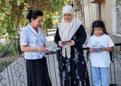 ” Yo’l-yo’lakay kitob o’qiymiz ” loyihasi